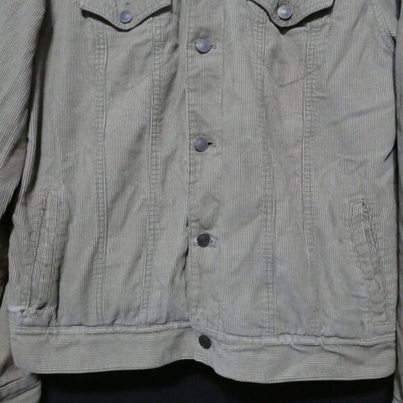 OLD NAVY | large | Button-Up Front Collared Corduroy Jacket | Sherpa Lined | EUC - Picture 6 of 14